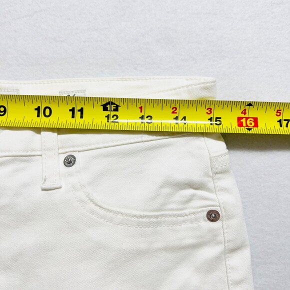 Lucky Brand Women's Bridgette Skinny Distressed White Ankle Jeans Size 8/29 NWOT - Picture 9 of 13